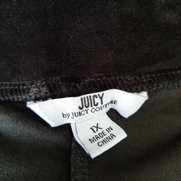 JUICY by Juicy Couture Velvet Soft & Comfy Sweatpants Lounge Pants Black… - Picture 10 of 11